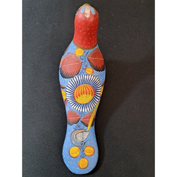 Tonala Mexican Ceramic Bird Figurine Folk Art Vibrant Colors Hand-Painted - Picture 2 of 7